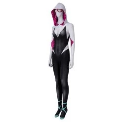 NewCosplay New Arrivals Spider-Man: Into The Spider-Verse Gwen Stacy Jumpsuit Halloween Carnival Suit Cosplay Costume