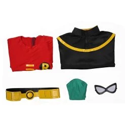 NewCosplay New Arrivals Teen Titans Robin Jumpsuit Outfits Halloween Carnival Costume Cosplay Costume