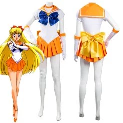 NewCosplay Sailor Moon Minako Aino Uniform Dress Outfits Halloween Carnival Suit Cosplay Costume