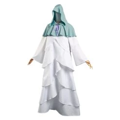 NewCosplay The Promised Neverland Mujika Long Robe Cloak Outfits Halloween Carnival Suit Cosplay Costume