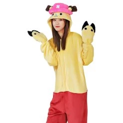 NewCosplay New Arrivals Anime One Piece ·Chopper Pajama Adult Unisex Onesies Polyester Sleepwear Pyjamas Halloween Carnival Costume Cosplay Costume 22 NewCosplay New Arrivals Anime One Piece ·Chopper Pajama Adult Unisex Onesies Polyester Sleepwear Pyjamas Halloween Carnival Costume Cosplay Costume