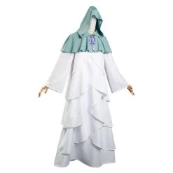 NewCosplay The Promised Neverland Mujika Long Robe Cloak Outfits Halloween Carnival Suit Cosplay Costume