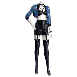 NewCosplay League Of Legends LOL KDA Agony‘s Embrace Evelynn Women Skirt Outfits Halloween Carnival Suit Cosplay Costume