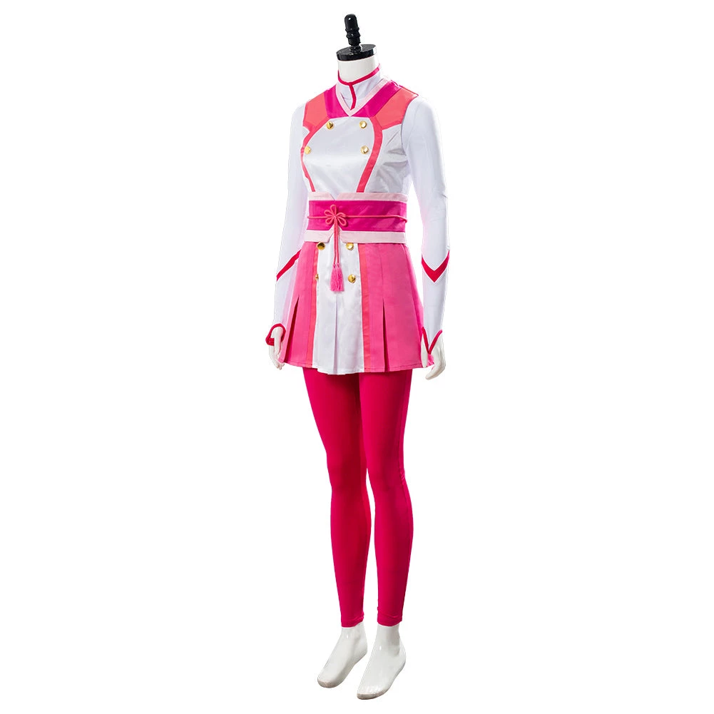 NewCosplay New Arrivals Sakura Wars Shin Sakura Taisen Sakura Amamiya Battle Uniform Set Cosplay Costume 5 NewCosplay New Arrivals Sakura Wars Shin Sakura Taisen Sakura Amamiya Battle Uniform Set Cosplay Costume