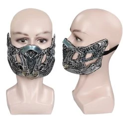 NewCosplay Mortal Kombat Sub-Zero Mask Masquerade Halloween Party Costume Props Cosplay Latex Masks Helmet
