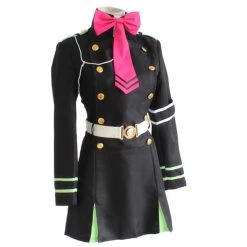 NewCosplay Seraph Of The End Hiiragi Shinoa Halloween Carnival Suit Cosplay Costume