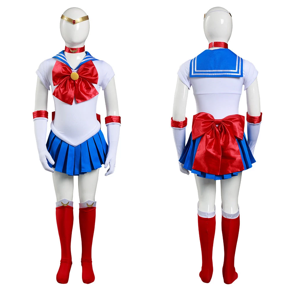 NewCosplay Sailor Moon Sailor Moon/Tsukino Usagi Kids Children Girls Dress Outfits Cosplay Costume New Arrivals 3 NewCosplay Sailor Moon Sailor Moon/Tsukino Usagi Kids Children Girls Dress Outfits Cosplay Costume New Arrivals