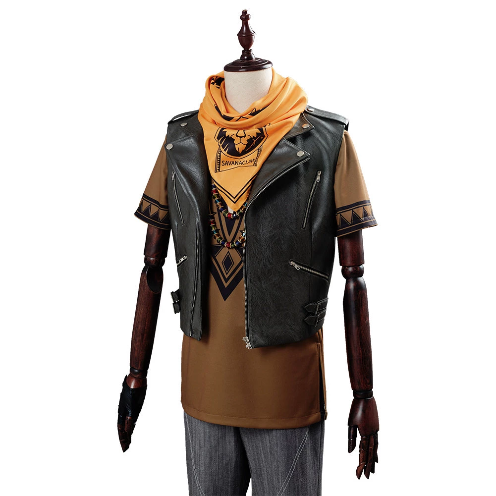 NewCosplay Game Twisted Wonderland Ruggie Bucchi Suit Cosplay Costume 9 NewCosplay Game Twisted Wonderland Ruggie Bucchi Suit Cosplay Costume