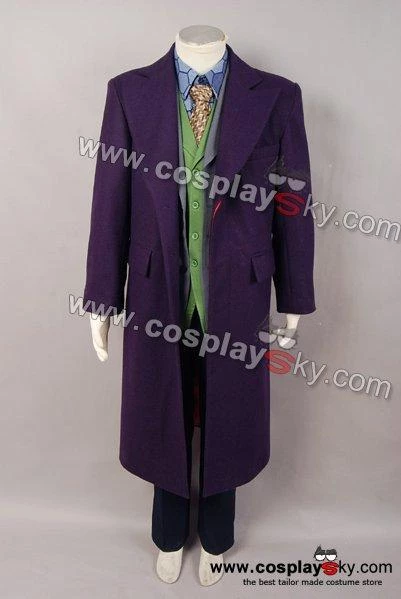 NewCosplay Dark Knight Heath Ledger Joker 6 Pcs Set Cosplay Costume 5 NewCosplay Dark Knight Heath Ledger Joker 6 Pcs Set Cosplay Costume