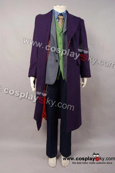 NewCosplay Dark Knight Heath Ledger Joker 6 Pcs Set Cosplay Costume 4 NewCosplay Dark Knight Heath Ledger Joker 6 Pcs Set Cosplay Costume