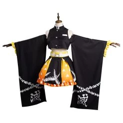 NewCosplay Anime Demon Slayer: Kimetsu No Yaiba Agatsuma Zenitsu Original Design Cosplay Costume New Arrivals