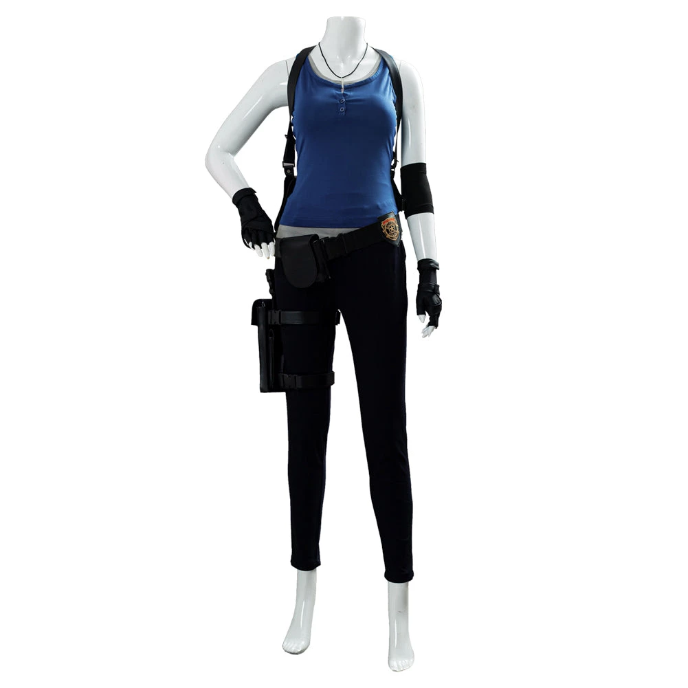 NewCosplay Resident Evil 3: Remake Jill Valentine Halloween Carnival Suit Cosplay Costume 4 NewCosplay Resident Evil 3: Remake Jill Valentine Halloween Carnival Suit Cosplay Costume
