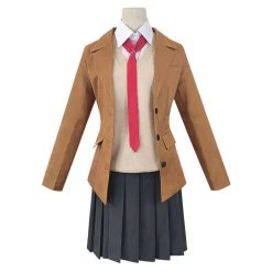 NewCosplay New Arrivals Anime Seishun Buta Yarou Series Sakurajima Mai School Uniform Skirt Outfit Cosplay Costume