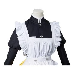 NewCosplay New Arrivals Demon Slayer Agatsuma Zenitsu Maid Dress Re-creation Design Cosplay Costume