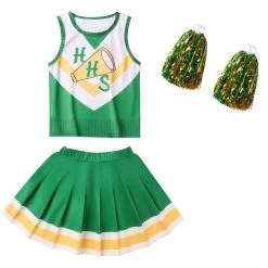 NewCosplay Stranger Things Season 4 Hawkins High School Cheerleading Cosplay Costume Halloween Carnival Suit
