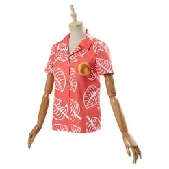 NewCosplay New Arrivals Game Animal Crossing Isabelle Women Short Sleeve Shirts Top Cosplay Costume