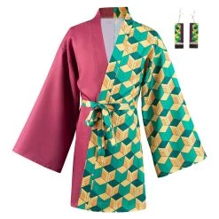 NewCosplay Demon Slayer Tomioka Giyuu Coat With Earrings Belt Cosplay Costume 18 NewCosplay Demon Slayer Tomioka Giyuu Coat With Earrings Belt Cosplay Costume