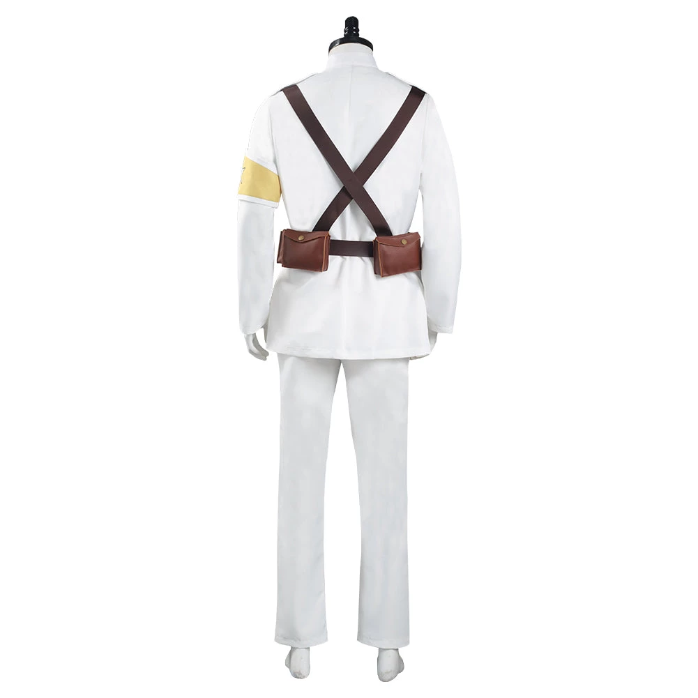 NewCosplay Attack On Titan S4 Shingeki No Kyojin Marley Eldian Army White Uniform Outfits Halloween Carnival Suit Cosplay Costume 6 NewCosplay Attack On Titan S4 Shingeki No Kyojin Marley Eldian Army White Uniform Outfits Halloween Carnival Suit Cosplay Costume