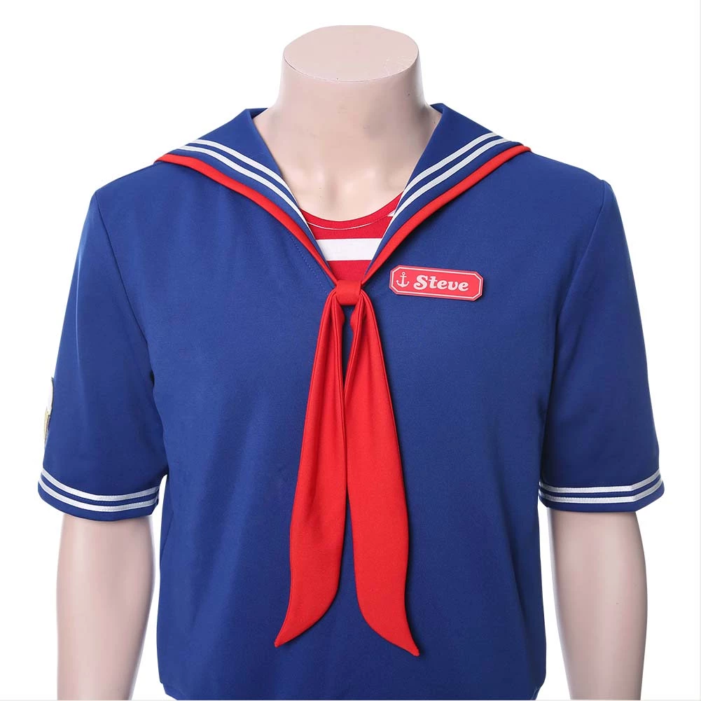 NewCosplay Stranger Things Season 3 Steve Harrington Cosplay Costume 9 NewCosplay Stranger Things Season 3 Steve Harrington Cosplay Costume