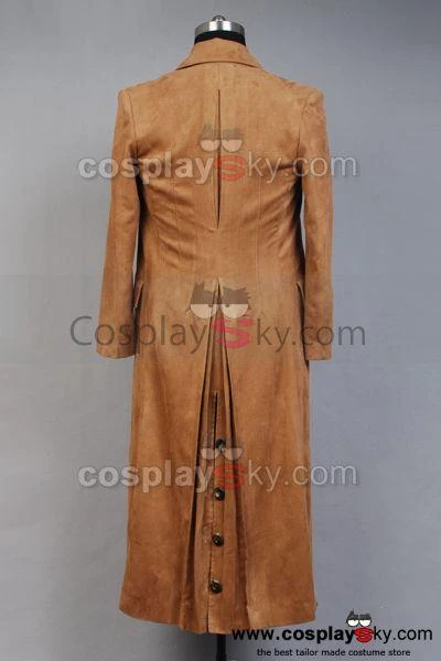 NewCosplay New Arrivals Doctor Who Dr. Brown Long Trench Coat Suit Cosplay Costume 6 NewCosplay New Arrivals Doctor Who Dr. Brown Long Trench Coat Suit Cosplay Costume