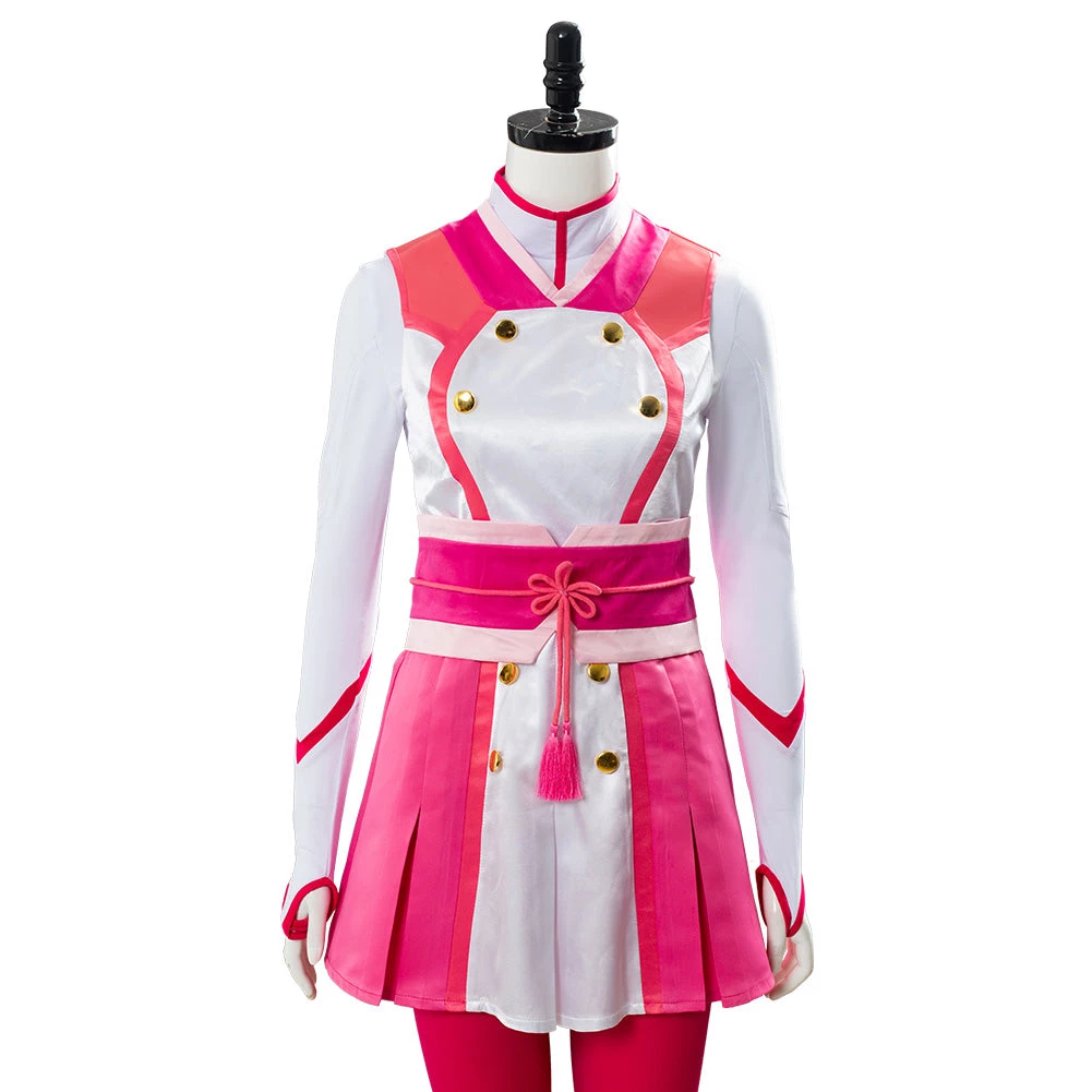 NewCosplay New Arrivals Sakura Wars Shin Sakura Taisen Sakura Amamiya Battle Uniform Set Cosplay Costume 9 NewCosplay New Arrivals Sakura Wars Shin Sakura Taisen Sakura Amamiya Battle Uniform Set Cosplay Costume