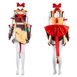 NewCosplay Genshin Impact Xiangling Outfits Halloween Carnival Suit Cosplay Costume New Arrivals