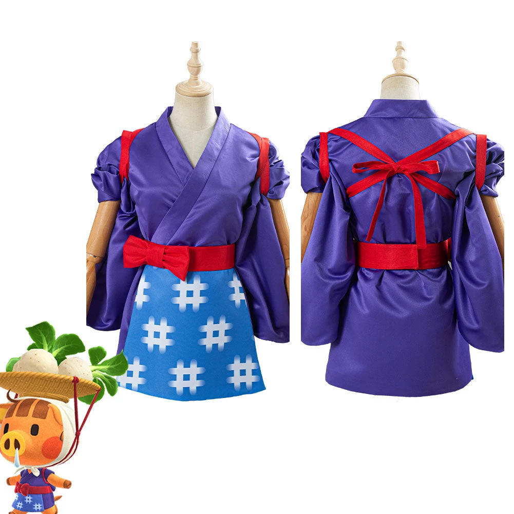 NewCosplay New Arrivals Game Animal Crossing Daisy Mae Cosplay Costume Women Kimono Outfit Halloween Carnival Costume 3 NewCosplay New Arrivals Game Animal Crossing Daisy Mae Cosplay Costume Women Kimono Outfit Halloween Carnival Costume
