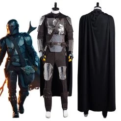 NewCosplay The Mandalorian S2 Beskar Armor Coat Uniform Outfits Halloween Carnival Suit Cosplay Costume