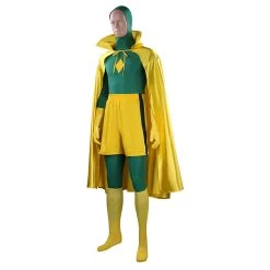 NewCosplay WandaVision Vision Cosplay Costume Outfits Halloween Carnival Suit New Arrivals