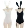NewCosplay Black Velvet Rabbit Bunny Girls Uniform Jumpsuit Outfits Halloween Carnival Suit Cosplay Costume 2 NewCosplay Black Velvet Rabbit Bunny Girls Uniform Jumpsuit Outfits Halloween Carnival Suit Cosplay Costume