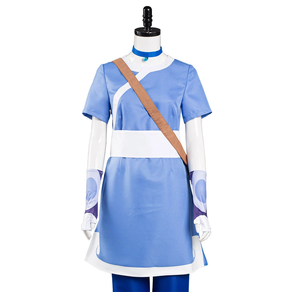 NewCosplay Avatar: The Last Airbender Katara Halloween Carnival Suit Cosplay Costume 8 NewCosplay Avatar: The Last Airbender Katara Halloween Carnival Suit Cosplay Costume