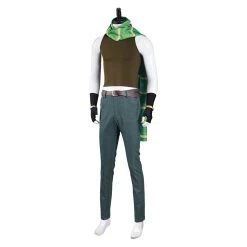 NewCosplay JoJo‘s Bizarre Adventure Part 2: Battle Tendency Joseph Joestar Cosplay Costume Pants Vest Outfits Halloween Carnival Suit