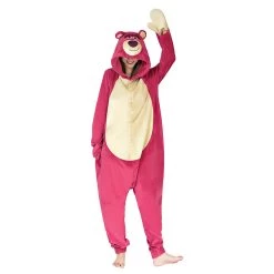 NewCosplay New Arrivals Toy Story 3 Lotso Strawberry Bear Pajama Sleepwear Christmas Halloween Cosplay Costume