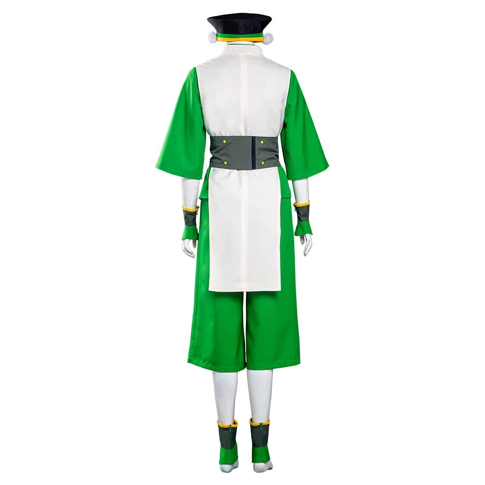 NewCosplay Avatar: The Last Airbender Toph Bengfang Halloween Carnival Suit Cosplay Costume 6 NewCosplay Avatar: The Last Airbender Toph Bengfang Halloween Carnival Suit Cosplay Costume
