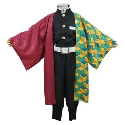 NewCosplay New Arrivals Demon Slayer Tomioka Giyuu Kids Children Uniform Outfit Cosplay Costume Suit Halloween Carnival Suit