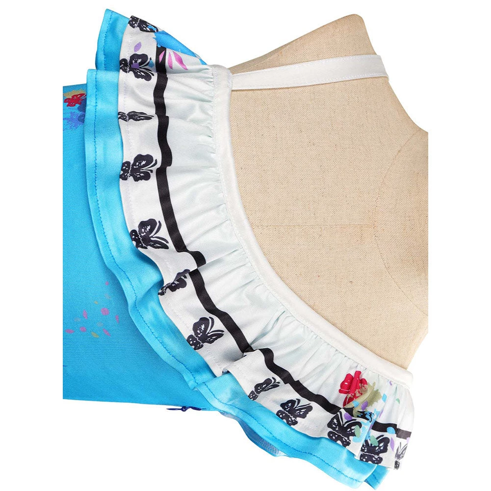 NewCosplay Encanto Mirabel Kids Girls Original Design Swimsuit Outfits Halloween Carnival Cosplay Costume New Arrivals 10 NewCosplay Encanto Mirabel Kids Girls Original Design Swimsuit Outfits Halloween Carnival Cosplay Costume New Arrivals