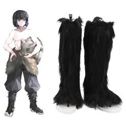 NewCosplay Demon Slayer Hashibira Inosuke Boots Halloween Costumes Accessory Cosplay Shoes New Arrivals