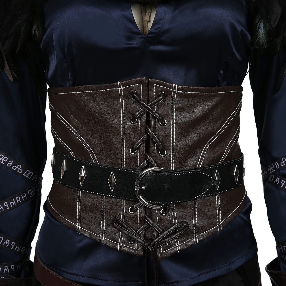 NewCosplay The Witcher 3: Wild Hunt Yennefer Top Skirt Outfits Halloween Carnival Suit Cosplay Costume 9 NewCosplay The Witcher 3: Wild Hunt Yennefer Top Skirt Outfits Halloween Carnival Suit Cosplay Costume