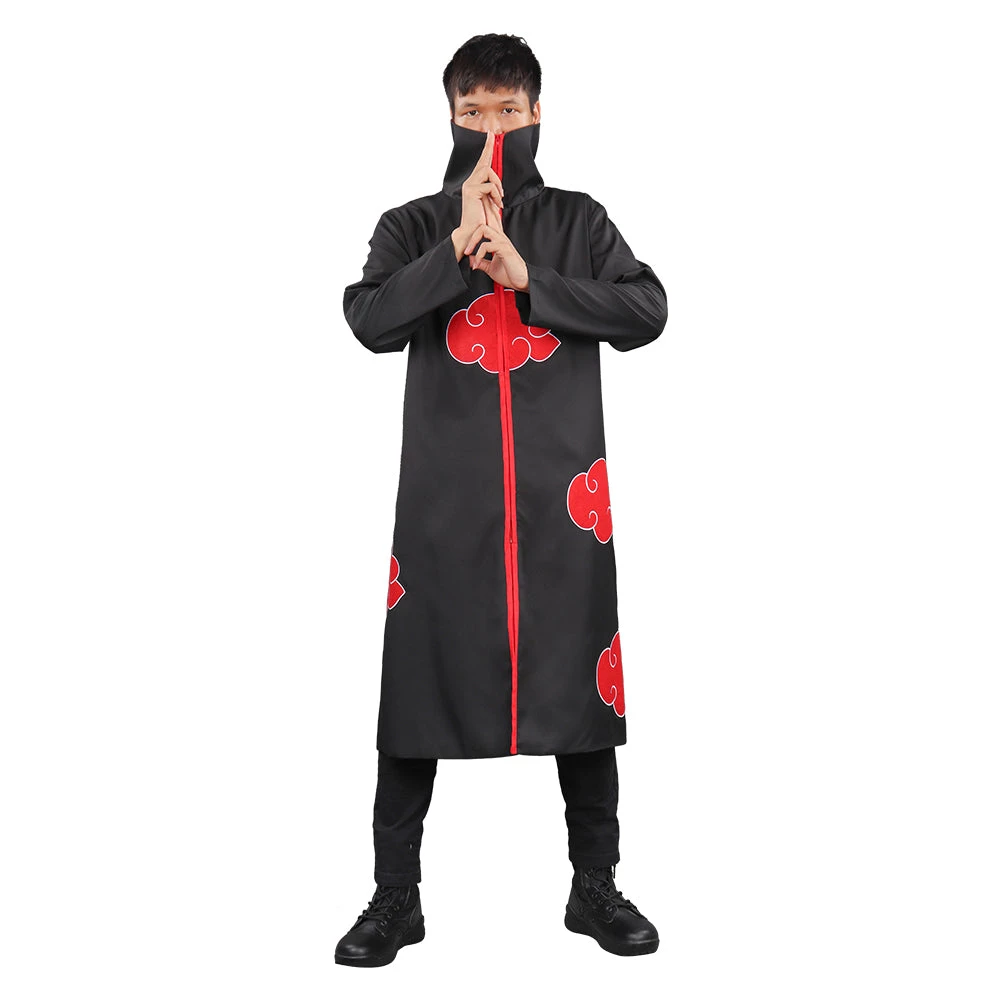 NewCosplay Naruto Akatsuki Cloak Outfits Halloween Carnival Suit Cosplay Costume 4 NewCosplay Naruto Akatsuki Cloak Outfits Halloween Carnival Suit Cosplay Costume