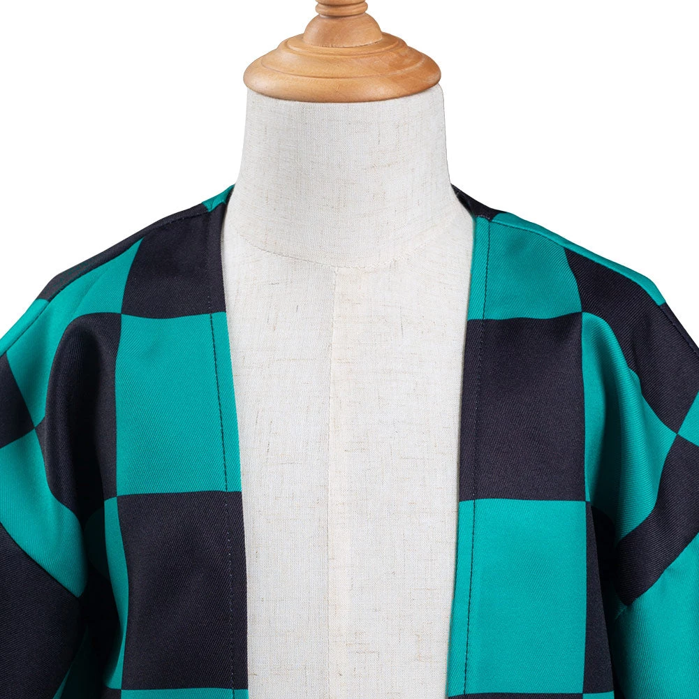 NewCosplay New Arrivals Demon Slayer: Kimetsu No Yaiba Kamado Tanjirou Kids Children Kimono Coat Cosplay Costume 7 NewCosplay New Arrivals Demon Slayer: Kimetsu No Yaiba Kamado Tanjirou Kids Children Kimono Coat Cosplay Costume