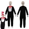NewCosplay Dr. Seuss - The Cat In The Hat Onesies Kids Children Halloween Carnival Suit Cosplay Costume