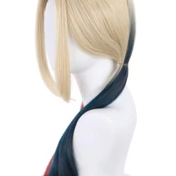NewCosplay Suicide Squad 2 Harley Quinn Heat Resistant Synthetic Hair Carnival Halloween Party Props Cosplay Wig New Arrivals
