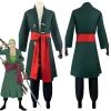 NewCosplay One Piece Roronoa Zoro Outfits Halloween Carnival Suit Cosplay Costume New Arrivals