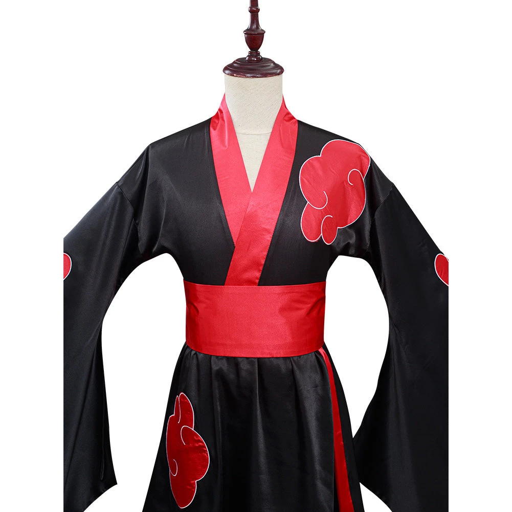 NewCosplay NARUTO Akatsuki Kimono Dress Outfits Halloween Carnival Suit Cosplay Costume 8 NewCosplay NARUTO Akatsuki Kimono Dress Outfits Halloween Carnival Suit Cosplay Costume