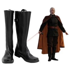 NewCosplay Star Wars Count Dooku Boots Halloween Costumes Accessory Cosplay Shoes New Arrivals