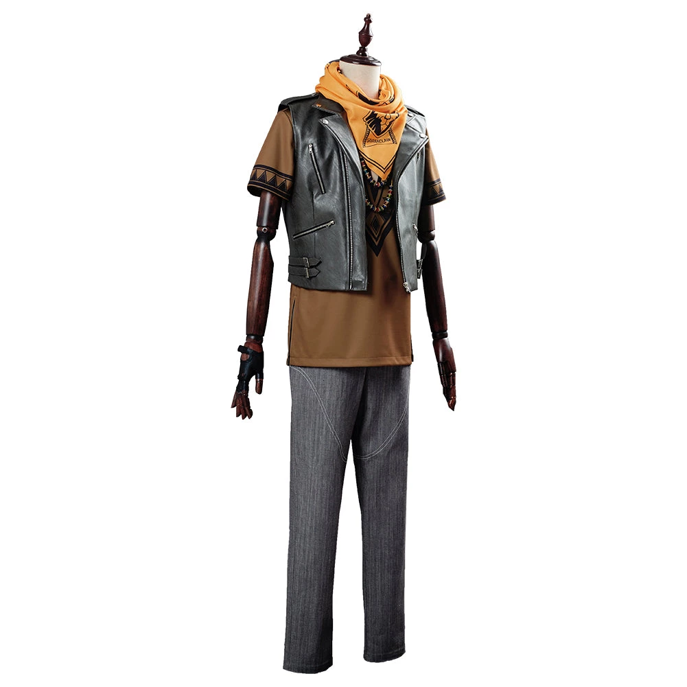 NewCosplay Game Twisted Wonderland Ruggie Bucchi Suit Cosplay Costume 7 NewCosplay Game Twisted Wonderland Ruggie Bucchi Suit Cosplay Costume