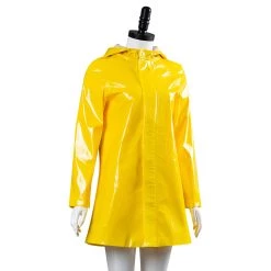 NewCosplay Coraline & The Secret Door- Coraline Jones Outfits Yellow Coat Halloween Carnival Suit Cosplay Costume