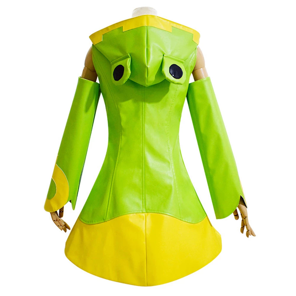 NewCosplay New Arrivals Anime Card Captor Kinomoto Sakura Green Raincoat Halloween Carnival Party Suit Cosplay Costume 6 NewCosplay New Arrivals Anime Card Captor Kinomoto Sakura Green Raincoat Halloween Carnival Party Suit Cosplay Costume