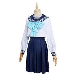 NewCosplay Akebi‘s Sailor Uniform - Komichi Akebi School Uniform Skirt Halloween Carnival Cosplay Costume