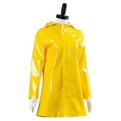 NewCosplay Coraline & The Secret Door- Coraline Jones Outfits Yellow Coat Halloween Carnival Suit Cosplay Costume